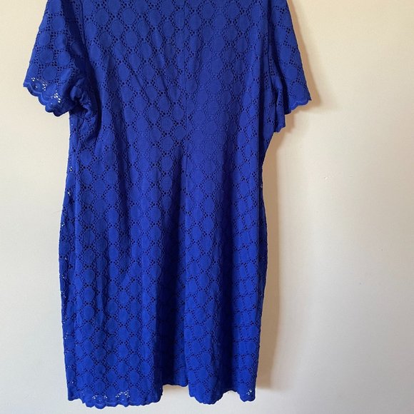 Blue Lace Dress - Picture 2 of 2